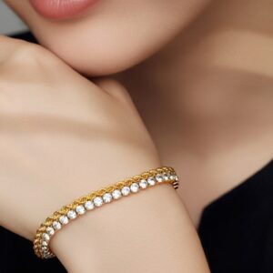 Çelik Bileklik Gold