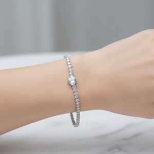 Çelik Bileklik 3mm Taş